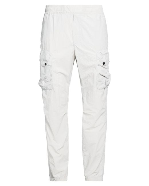 Parajumpers White Pants Polyamide, Cotton for men