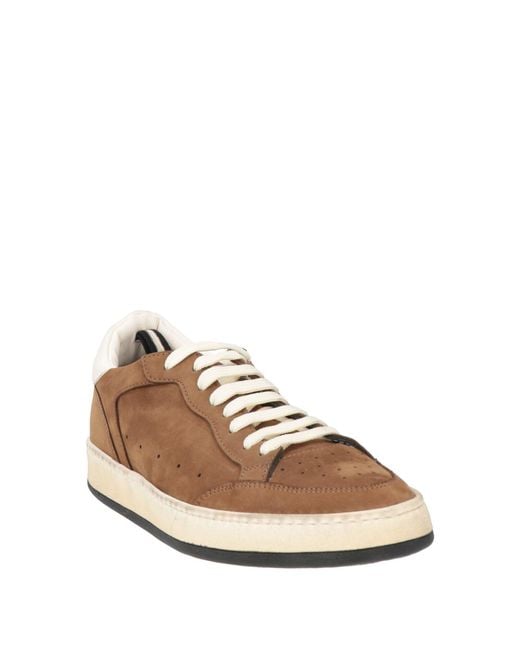 Officine Creative Brown Sneakers Leather for men