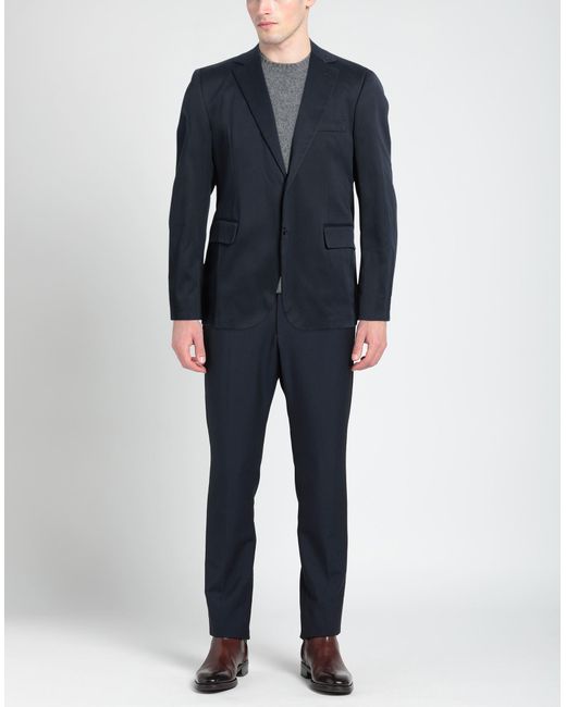 Mp Massimo Piombo Blue Suit Jacket for men