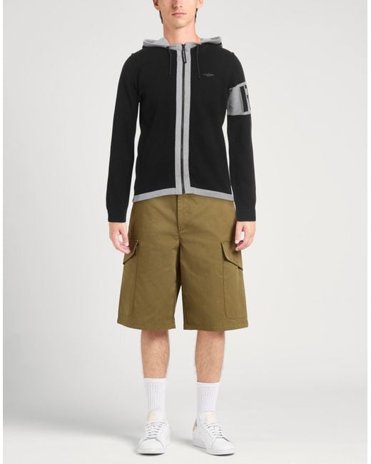 Aeronautica Militare Black Cardigan for men