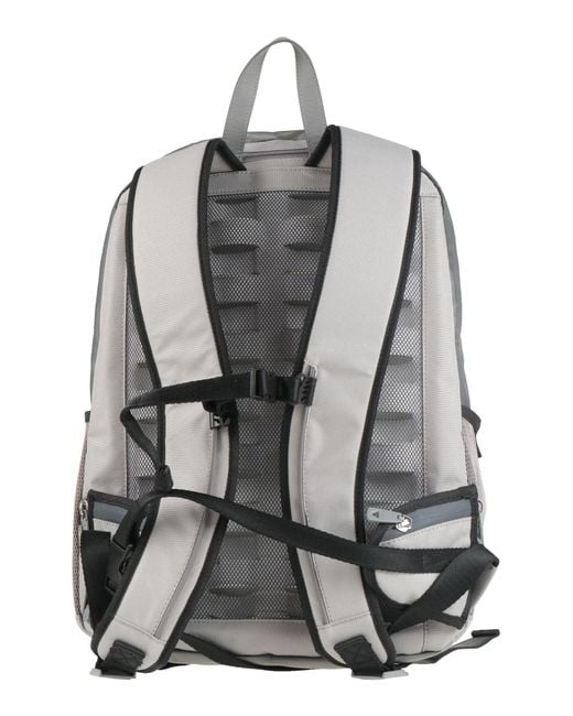 Guess Gray Backpack Textile Fibers for men