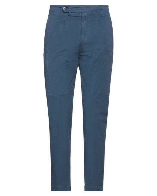 Alpha Studio Blue Trouser for men