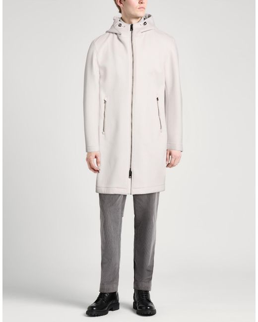 Abrigo Herno de hombre de color White
