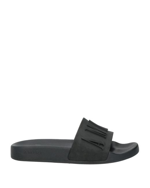Amiri Black Sandals