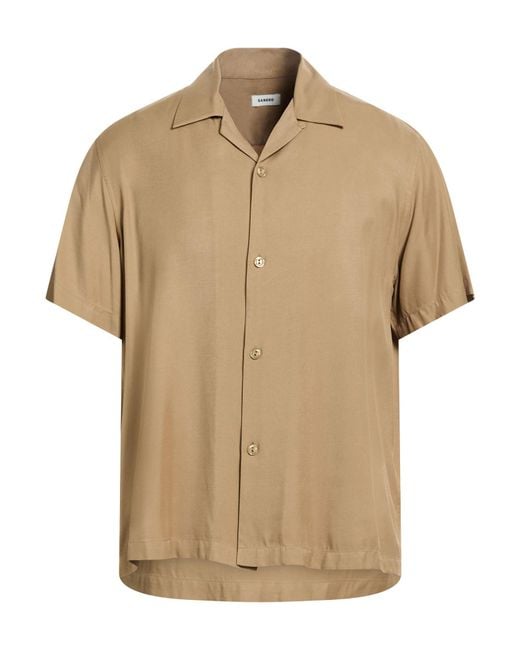 Sandro Natural Shirt Viscose for men