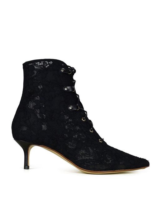 Francesco Russo Black Stiefelette