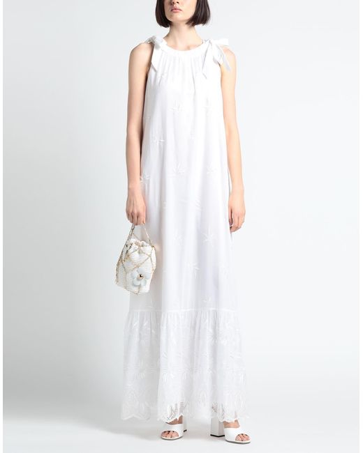 Erdem White Maxi-Kleid