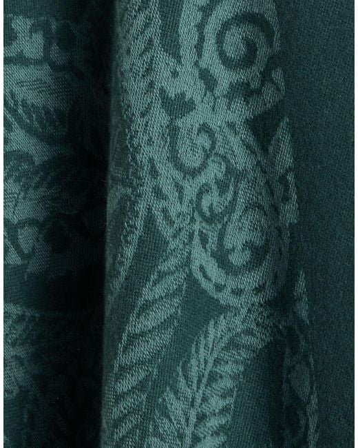 Etro Green Cape Wool