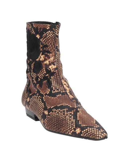 Ras Brown Ankle Boots Leather