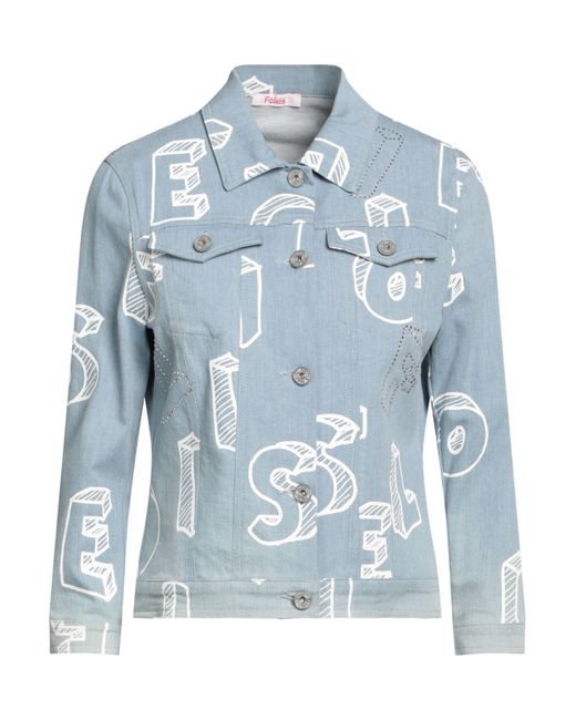 Blugirl Blumarine Blue Denim Outerwear