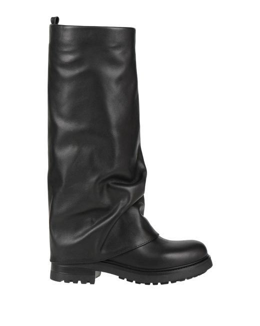 Pinto Paris Black Boot Calfskin