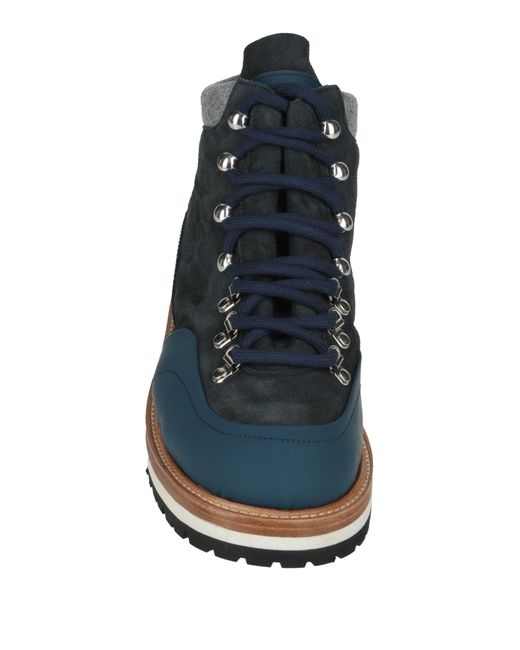 Andrea Ventura Firenze Blue Ankle Boots for men