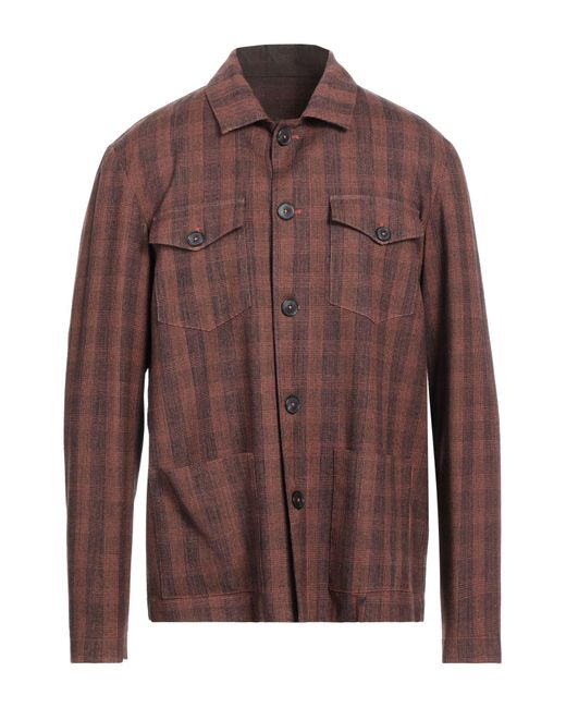 Camicia di Altea in Brown da Uomo
