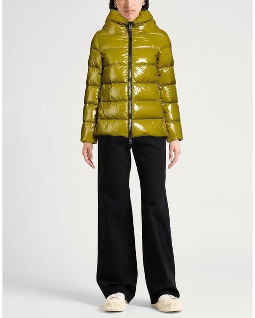 Herno Yellow Puffer Polyamide