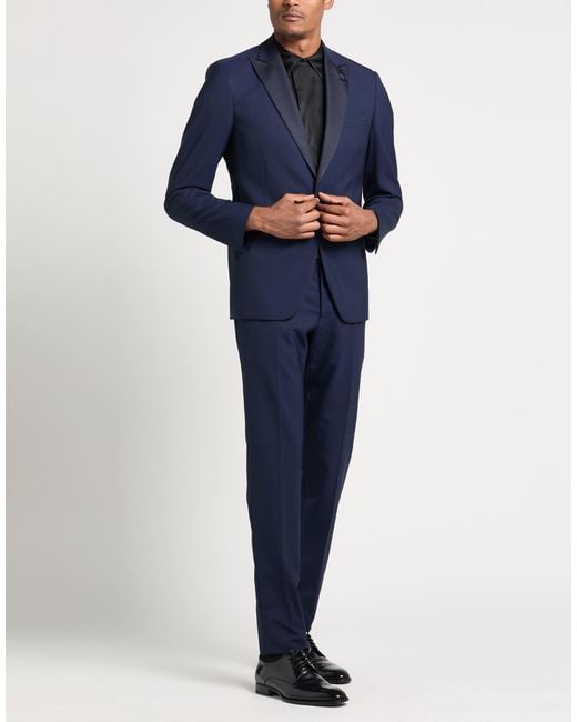 Traje Lardini de hombre de color Blue