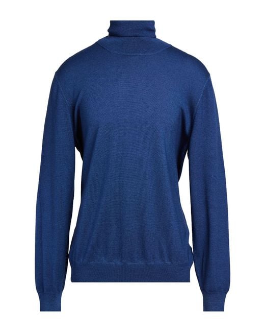 Cuello Alto Tagliatore de hombre de color Blue