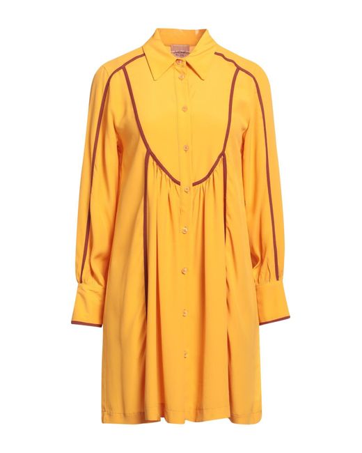 MÊME ROAD Yellow Mini Dress