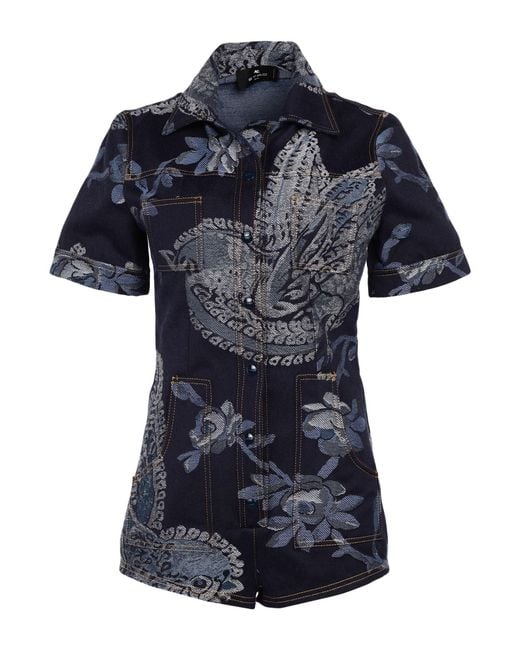 Mono corto Etro de color Blue
