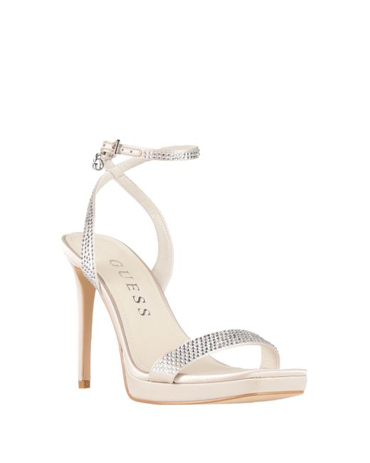 Guess White Sandals