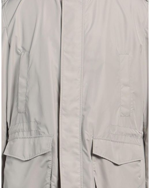 Herno Gray Jacket Polyester, Viscose for men