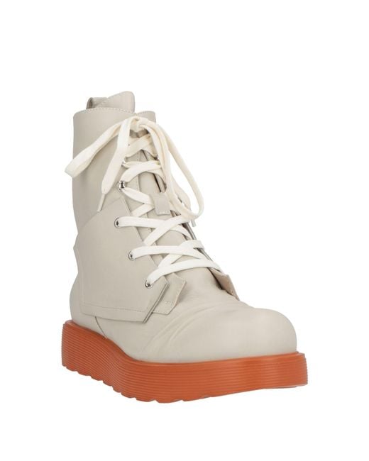 Ixos Natural Ankle Boots Leather