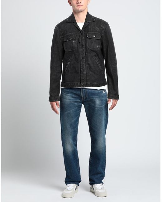 DSquared² Black Denim Outerwear for men