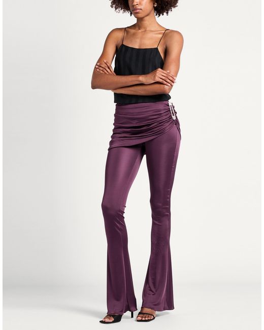 GIUSEPPE DI MORABITO Purple Pants Viscose