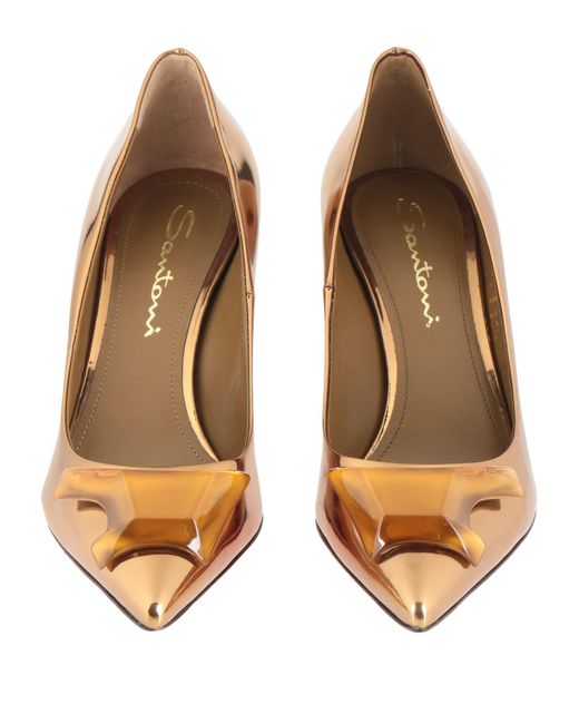Santoni Natural Pumps