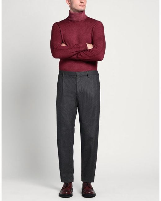 hindustrie Gray Pants Wool, Polyamide, Cashmere for men