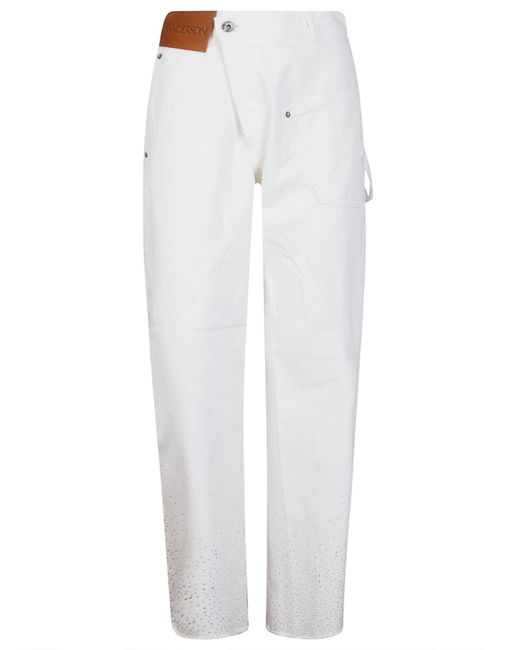 Pantalon en jean J.W. Anderson en coloris White
