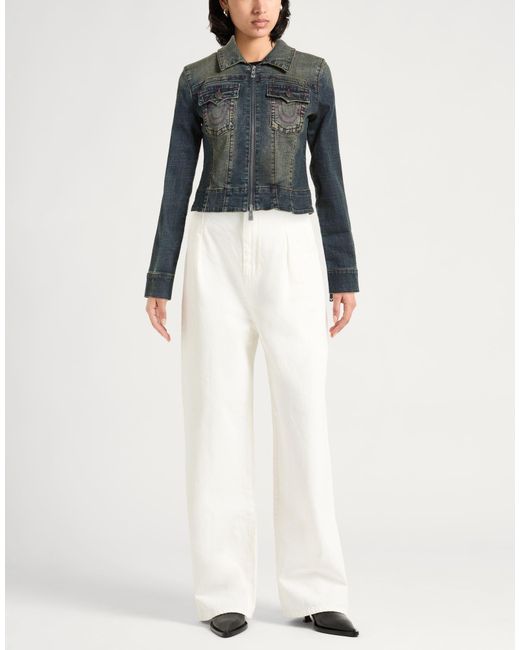 True Religion Blue Denim Outerwear