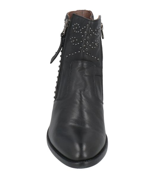 Nero Giardini Black Ankle Boots Leather