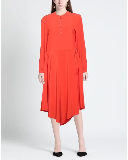 Stella McCartney Red Midi Dresses