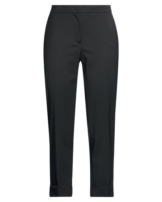 PT Torino Gray Pants Polyester, Wool, Elastane