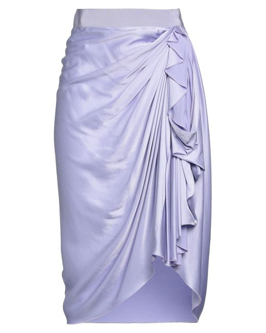 Jupe midi Elisabetta Franchi en coloris Blue