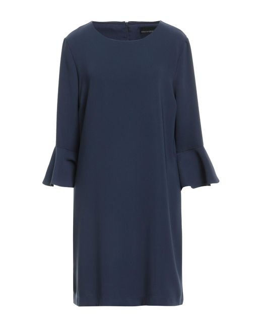 Ermanno Scervino Blue Mini Dress Polyester