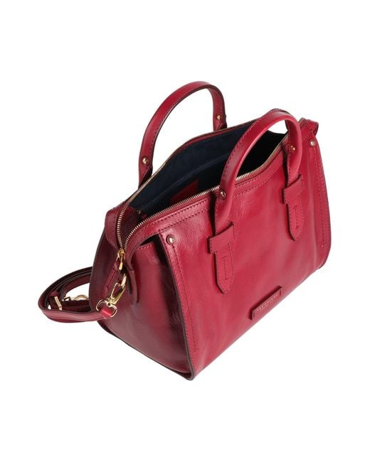 The Bridge Red Handbag Leather