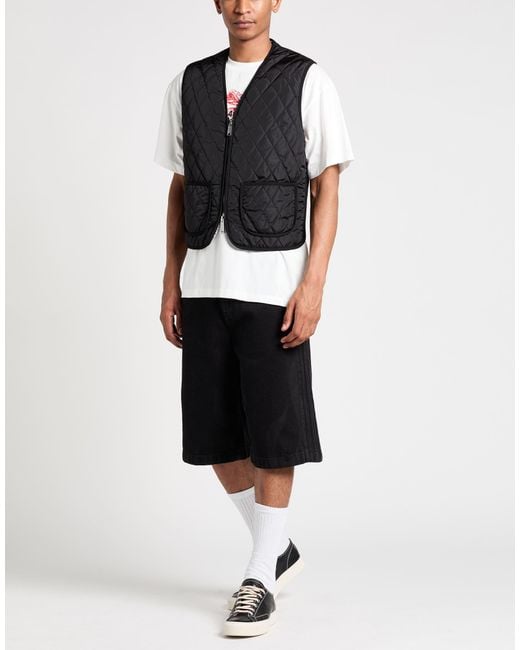 DSquared² Black Vest Polyamide for men
