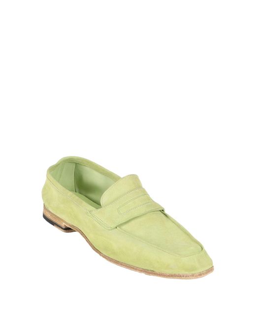 Andrea Ventura Firenze Yellow Loafers for men