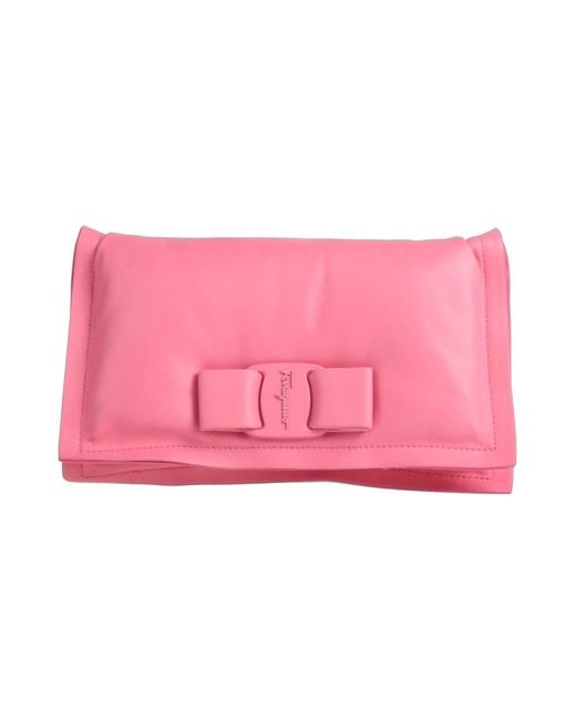 Bolso de mano Ferragamo de color Pink