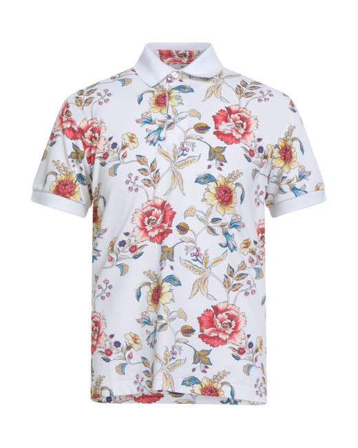 Etro White Polo Shirt for men