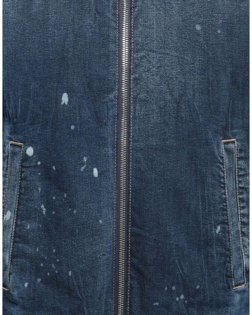 DSquared² Blue Denim Outerwear for men