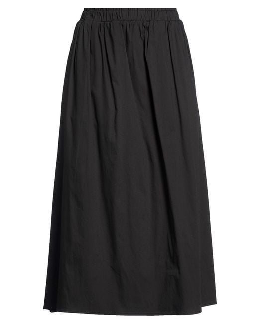 Gran Sasso Black Midi Skirts