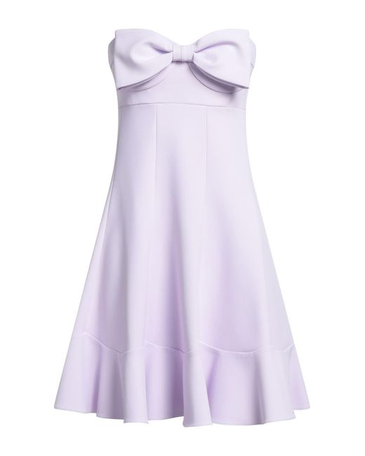 Elisabetta Franchi Purple Mini Dress