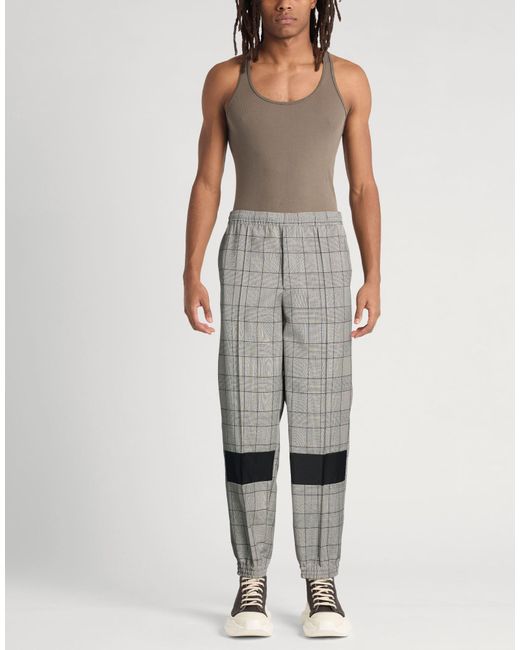 Kris Van Assche Gray Pants Wool, Mohair Wool for men