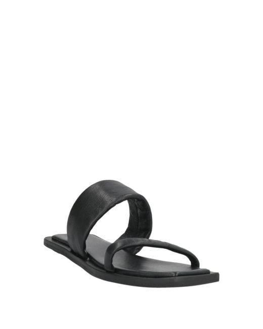 St. Agni Black Sandals
