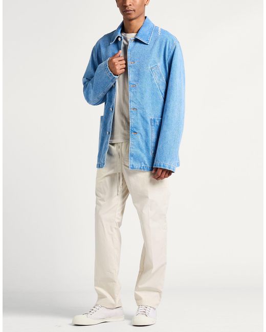 Marni Blue Denim Outerwear Cotton for men