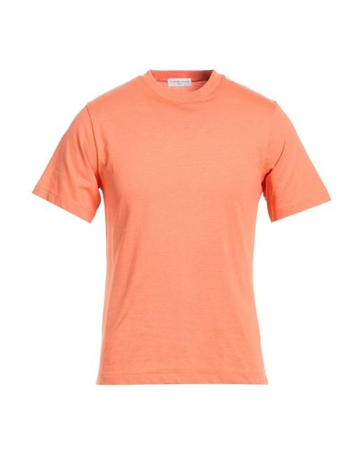 Ih Nom Uh Nit Orange T-Shirt Cotton, Elastane for men