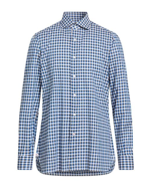 Isaia Blue Shirts for men