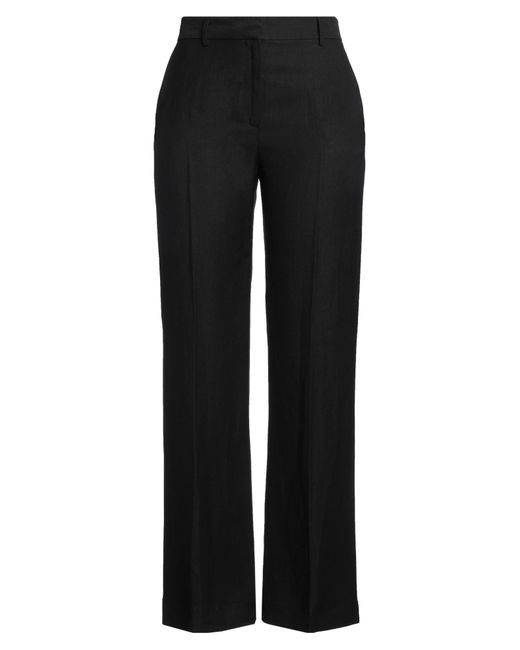 Antonelli Black Pants Viscose, Linen